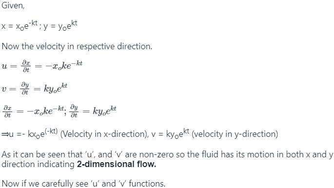 GATE Past Year Questions: Fluid Kinematics | Fluid Mechanics for Mechanical Engineering