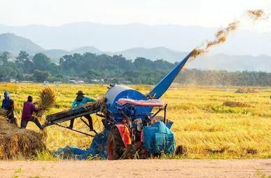 Fig: Threshing machine