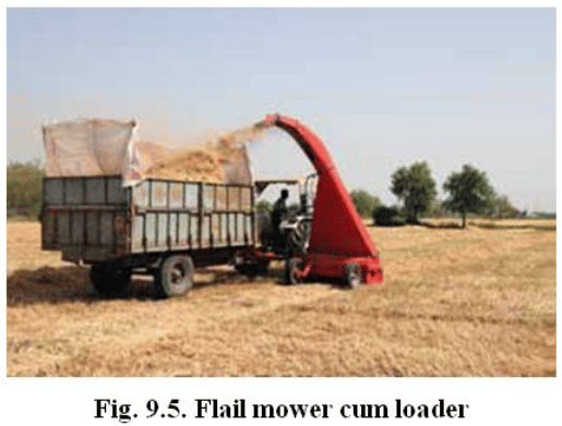 Mulch seeder, Paddy Straw Chopper-cum-Loader, Biomass Management for Fodder & Energy | Biomass Management for Fodder & Energy - Agricultural Engineering