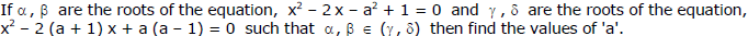 Quadratic Equations, Chapter Notes, Class 11, Maths(IIT)