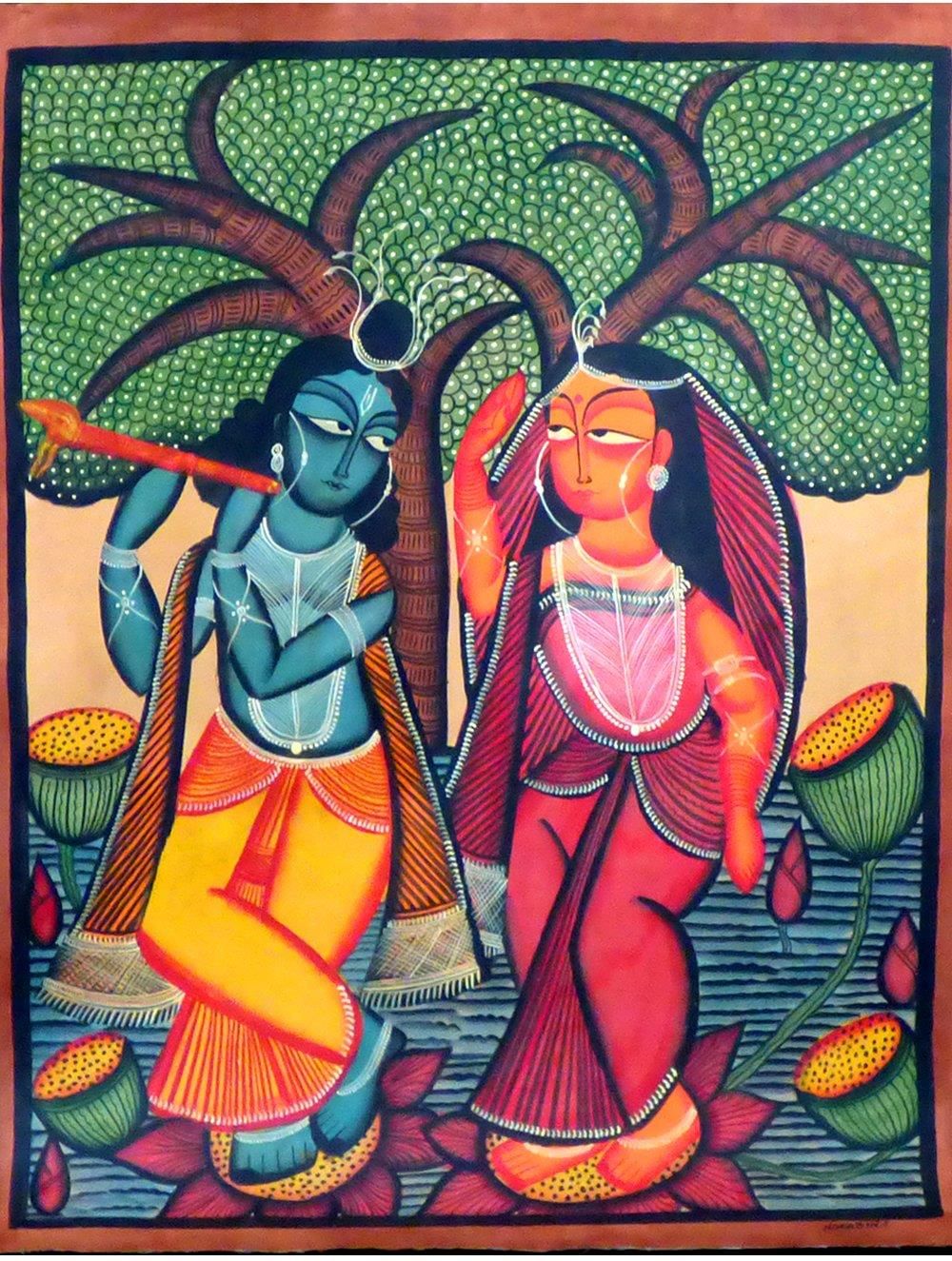 Fig: Kalighat paintings.