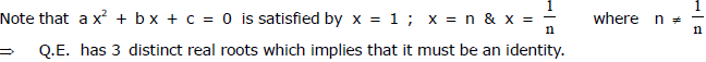 Quadratic Equations, Chapter Notes, Class 11, Maths(IIT)