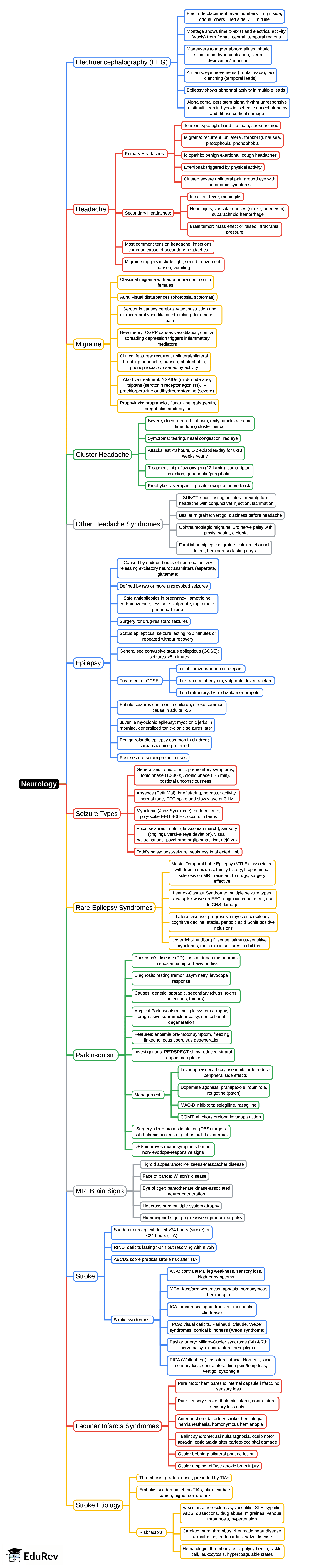 Mind Map: Neurology – 1