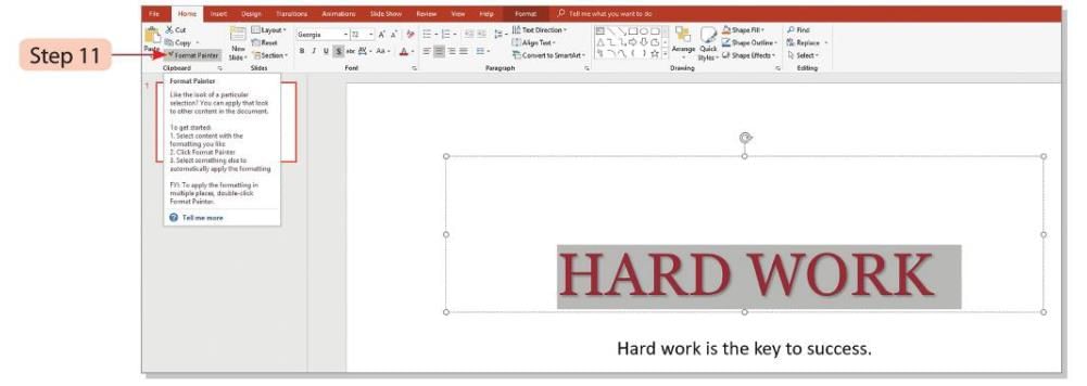 Presentation Software: Special effects Chapter Notes | Computer Studies Class 5 ICSE
