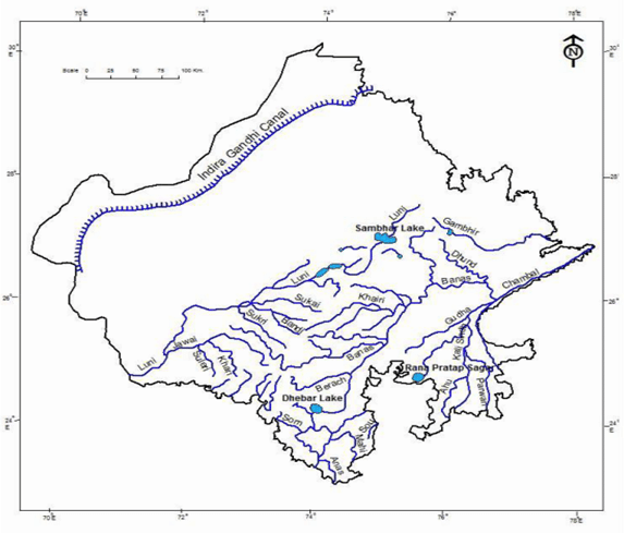 4. River of Rajasthan and Drainage Basins, Source of Irrigation, Geography of Rajasthan | RAS RPSC Prelims Preparation - Notes, Study Material & Tests - RPSC RAS (Rajasthan)