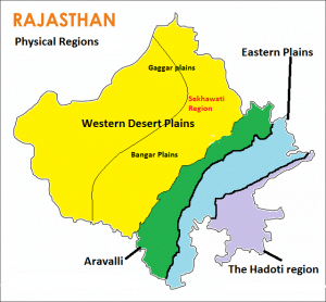 2. Physical Regions of Rajasthan; Administrative Division of Rajasthan; Geography of Rajasthan | RAS RPSC Prelims Preparation - Notes, Study Material & Tests - RPSC RAS (Rajasthan)