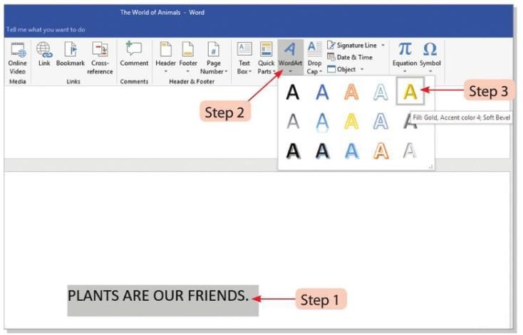 Advance features of Word Processor (Part - II) Chapter Notes | Computer Studies Class 5 ICSE