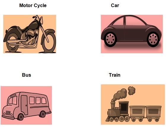 Vehicles Moving on Wheels