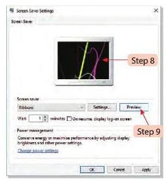 Changing the Screen Saver