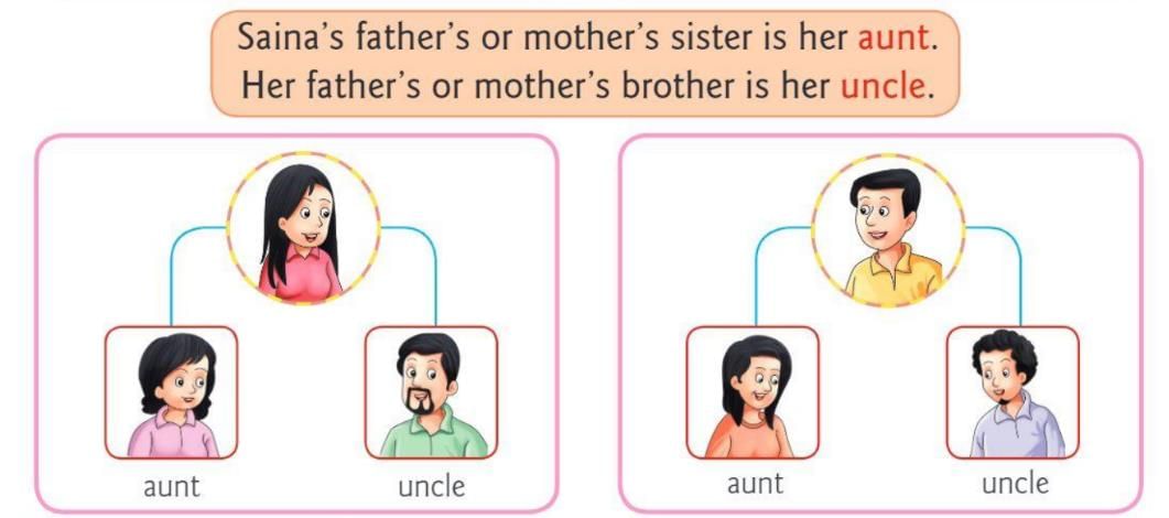 My Family Chapter Notes | Environmental Studies Class 2 ICSE