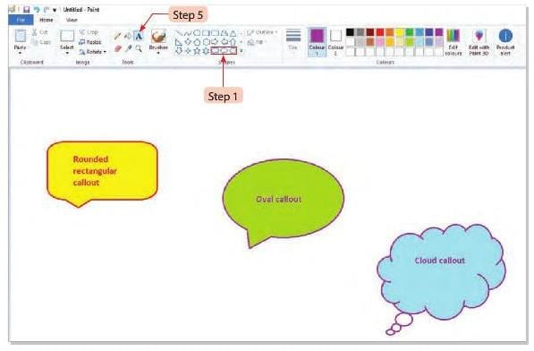 Drawing Callout Shapes