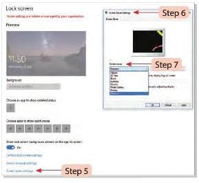 Changing the Screen Saver