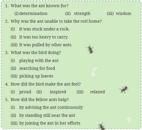 NCERT Solutions for Class 7 English Unit 1 Try Again