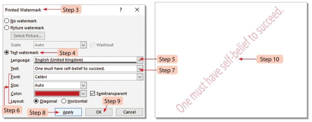 Advance features of Word Processor (Part - II) Chapter Notes | Computer Studies Class 5 ICSE