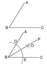Constructions (Using Ruler and Compasses Only) Chapter Notes | Mathematics Class 8 ICSE