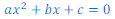 Quadratic Equation 7