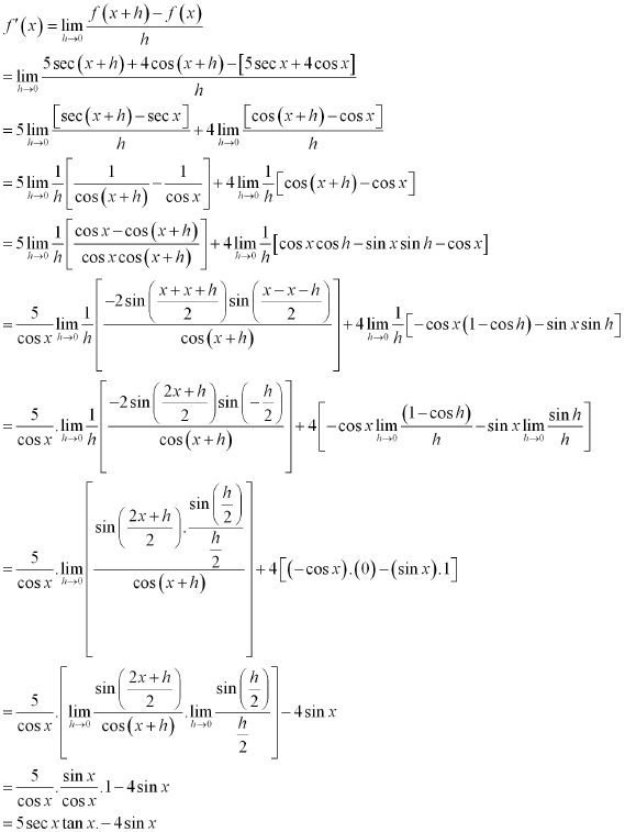 Limits and Derivatives, Class 11, Maths NCERT Solutions - Government Jobs