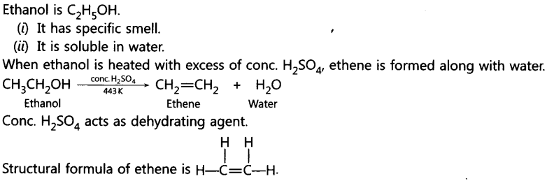 Carbon and its Compounds Important Questions Class 10 Science