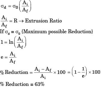 GATE Past Year Questions: Forming | Manufacturing Engineering - Mechanical Engineering