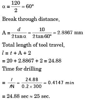GATE Past Year Questions: Cutting Tool Geometry & Tool Life | Manufacturing Engineering - Mechanical Engineering