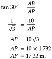 Class 10 Maths Chapter 9 Case Based Questions - Some Applications of Trigonometry
