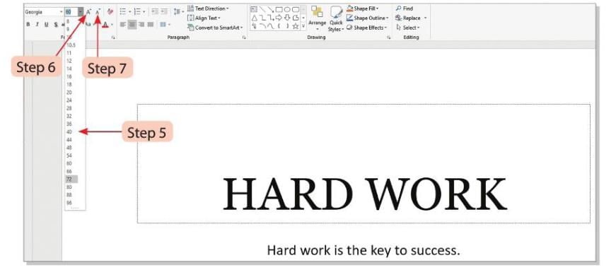 Presentation Software: Special effects Chapter Notes | Computer Studies Class 5 ICSE