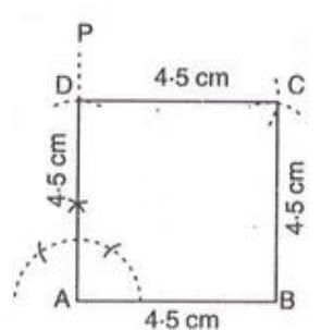 Constructions (Using Ruler and Compasses Only) Chapter Notes | Mathematics Class 8 ICSE