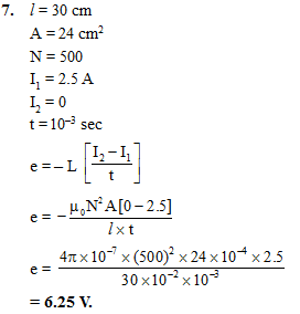 Subjective Assignment with Solution : EMI - Class 12 PDF Download