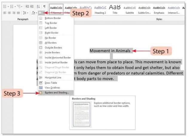 Advance features of Word Processor (Part - II) Chapter Notes | Computer Studies Class 5 ICSE