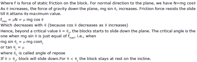 NLM - Friction, Chapter Notes, Class 11, Physics (IIT-JEE & AIPMT)