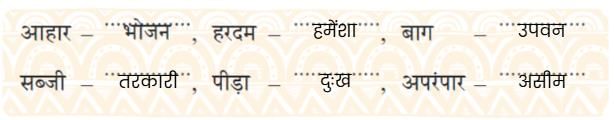 NCERT Solutions for Class 4 Hindi Chapter 4 - हमारा आहार