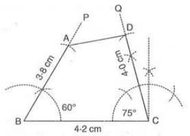Constructions (Using Ruler and Compasses Only) Chapter Notes | Mathematics Class 8 ICSE