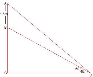 NCERT Solutions - Chapter 9: Some Application of Trigonometry, Class 10, Maths