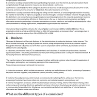 Introduction to E-commerce - Class Notes, Commerce, PDF Download