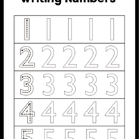Writing Important Questions - UKG Maths PDF Download