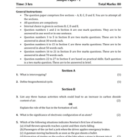 Class 9 Science: Sample Practice Question Paper- 1 PDF Download