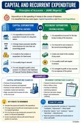 Infographic Capital and Recurrent Expenditure - Principles of Accounts