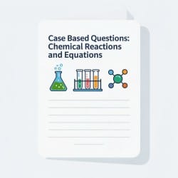 Case Based Questions: Chemical Reactions and Equations - Science Class ...