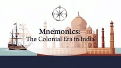 Mnemonics The Colonial Era in India - Social Science Class 8 - New NCERT