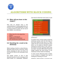 Chapter Algorithms with Block Coding - Coding for Class 6