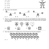 Science Olympiad Model Test Paper - 1 - Class 1 PDF Download