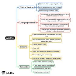 Weather Mind Map - Class 1 PDF Download