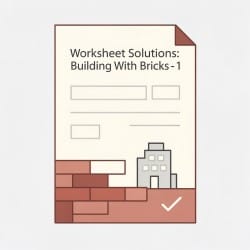 Building With Bricks - 1 Worksheet Solutions - Class 4 Mathematics ...