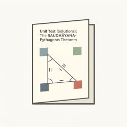 The BAUDHĀYANA- Pythagoras Theorem Sample Paper - Class 8 Maths