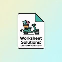 Gone With The Scooter Worksheet Solutions - Class 5 English Santoor ...