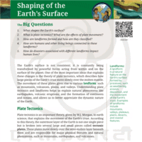 NCERT Textbook Shaping of the Earth's Surface - Social Science Class 9