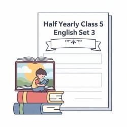 CBSE Class 5 Half Yearly English Set 3 2026 PDF Download