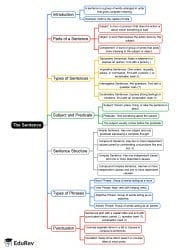The Sentence Mind Map - Class 8 PDF Download