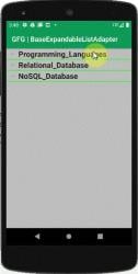 BaseExpandableListAdapter in Android with Example - Software ...