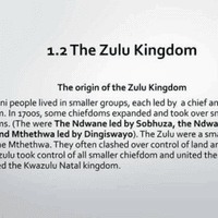 PPT: The Zulu Kingdom - History for Year 6 PDF Download